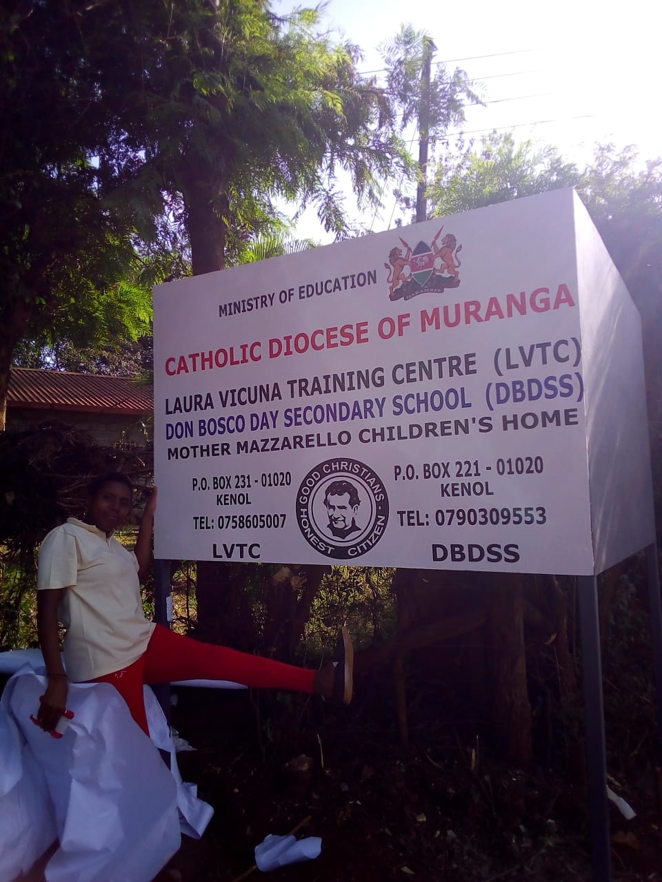Sprint Kenya Signboard printing Catholic Diocese